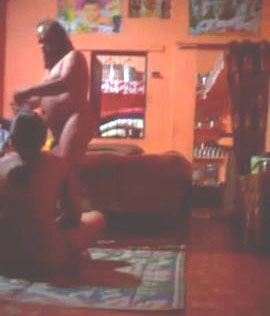 Mature guy fucks a newly wed bhabhi a hardcore home sex session