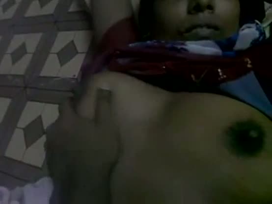 Desi bhabhi lets her husband play and squeeze her firm boobs