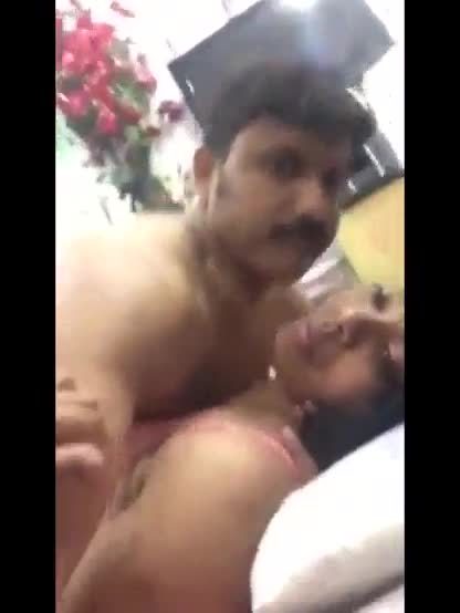 Hardcore home sex video of a young and horny mallu couple